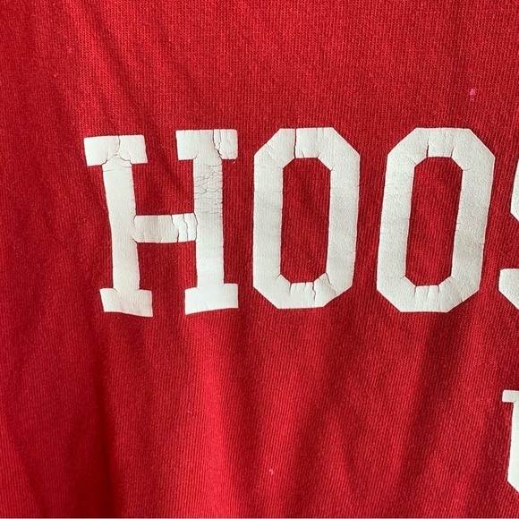 Vintage Indiana Hoosiers Sleep Shirt Adult Large Women’s Tee Basketball Football - Picture 2 of 5
